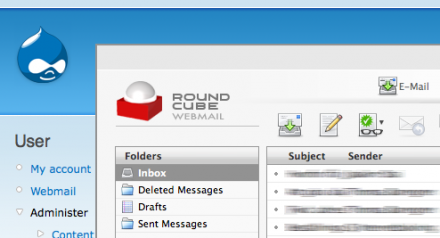 RoundCube Webmail in a Thickbox