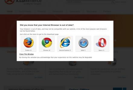 Upgrade your browser!