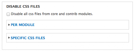 Settings form.