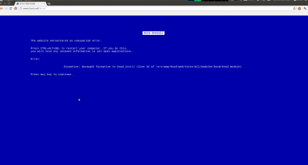 BSOD in action