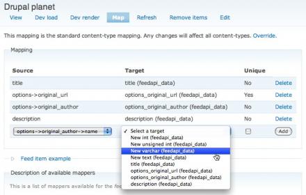 Dynamically allocate storage for feed elements.