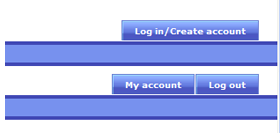 Example account menu