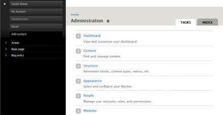 Admin Module Screenshot (provided by ishmael-sanchez)