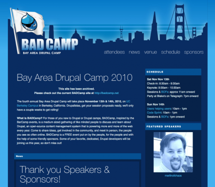 BADCamp 2010 screenshot