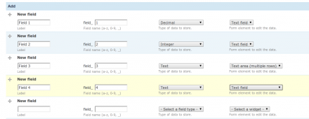 CCK Add Multiple Fields screenshot