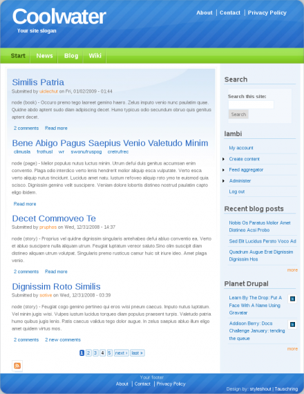 coolwater | Drupal.org