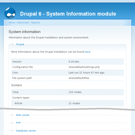 System Information module