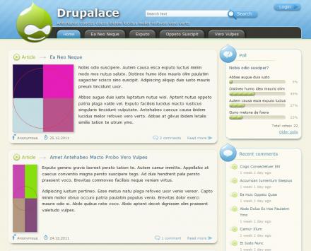 Drupalace Theme screenshot