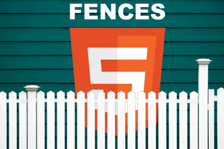 Fences HTML5 illustration
