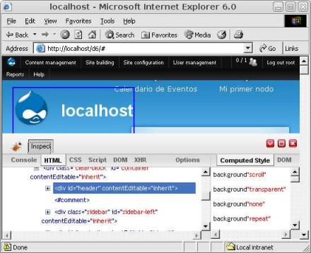 Firebug Lite on Internet Explorer 6