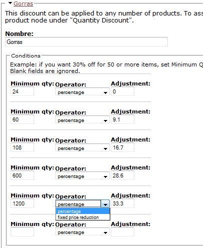 Settings form