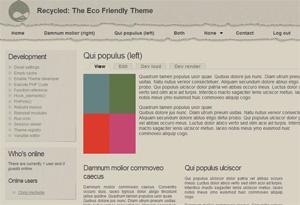 Recycled: Drupal Theme
