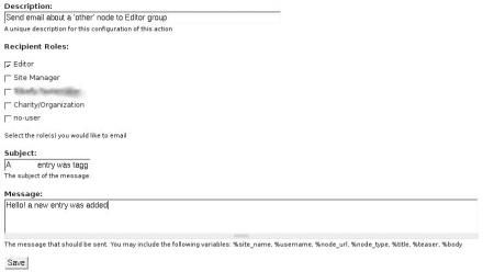 action configuration snapshot