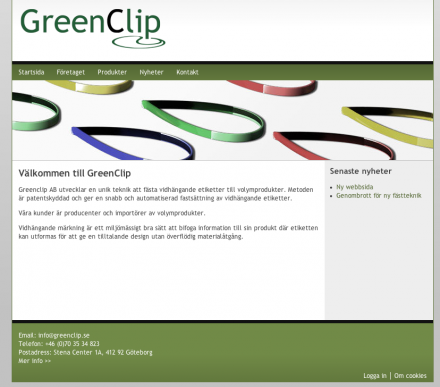 Sussex Theme Screenshot - GreenClip.se