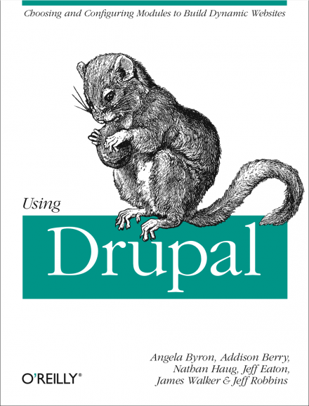 Using Drupal book cover