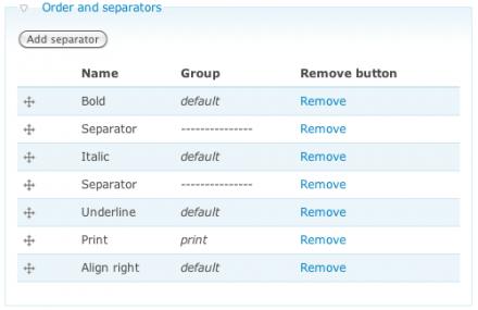 This is how it integrates into the Wysiwyg settings form