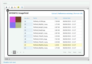 WYSIWYG ImageField