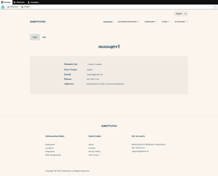 My Account