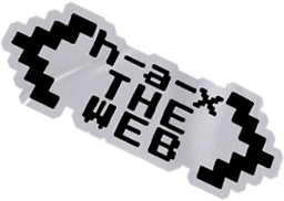 HAX The Web sticker