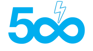 500px + Lightning logo