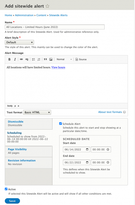 Sitewide Alert | Drupal.org