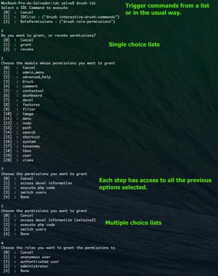 Command execution example 1