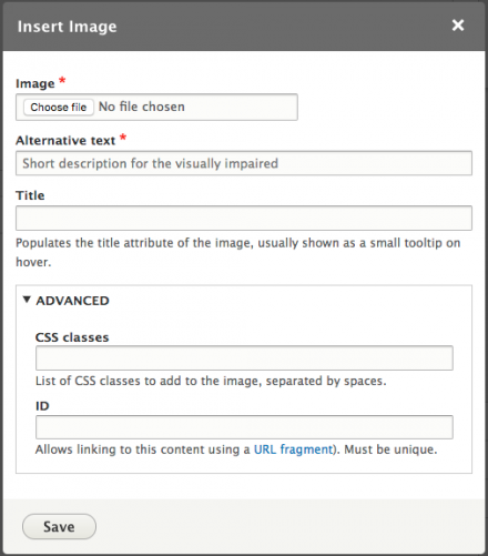 Editor Advanced Image - CKEditor 4