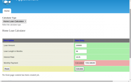 HomeLoan Calculator