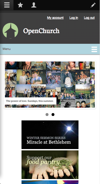 openchurch drupal org drupal church themes