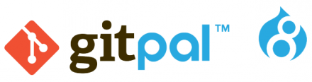 Gitpal Logo Draft "mashup" Source: Git logo and Drupal 8