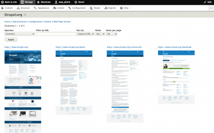 Web Page Archive Screenshot Capture Utility (Preview)