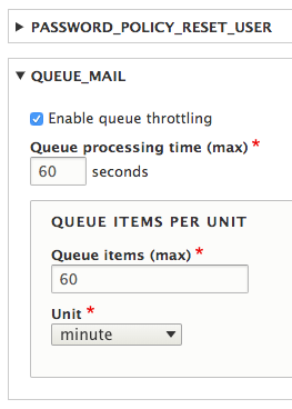 queue config form