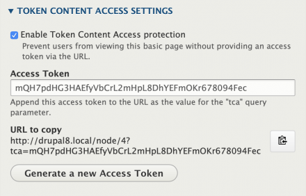 Token Content Access