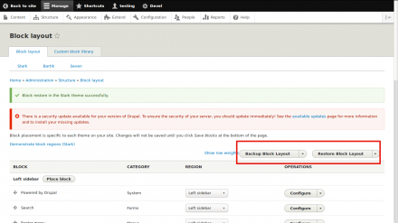 Block Backup/Restore | Drupal.org