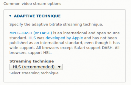 Streaming Technique: HLS or DASH