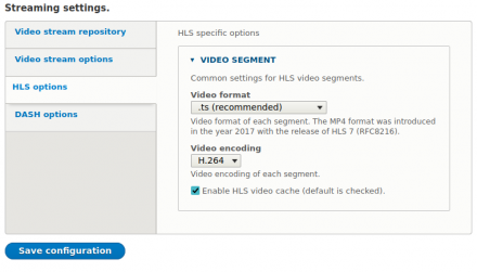 HLS Video format and video encoding