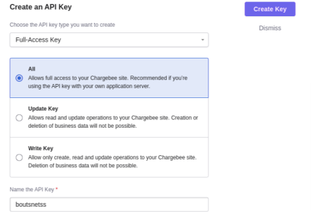 Create Api Key