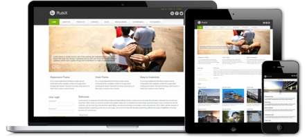 Rubix responsive theme