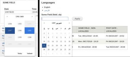 Date Popup Widget / Field Type: Date