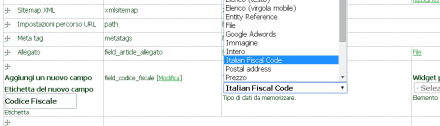 Italian Fiscal Code at work in Drupal 7