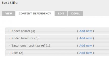 content dependency | entity dependency | content dependency example close