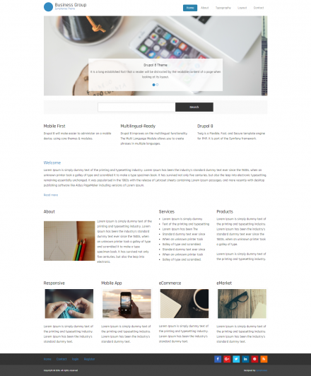 Business Group Zymphonies Theme | Drupal.org