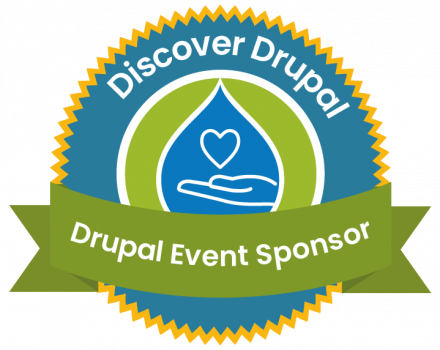 Discover Drupal: Drupal Event Sponsor badge