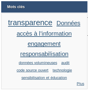 TagCloud with multilingual support French