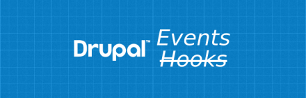 Drupal Events, instead of Hooks