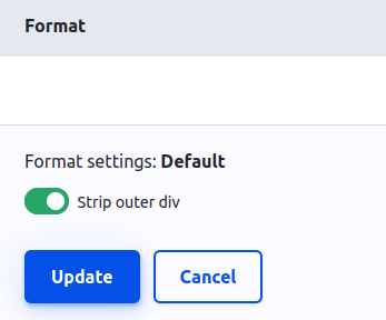 Field strip outer div - formatter settings