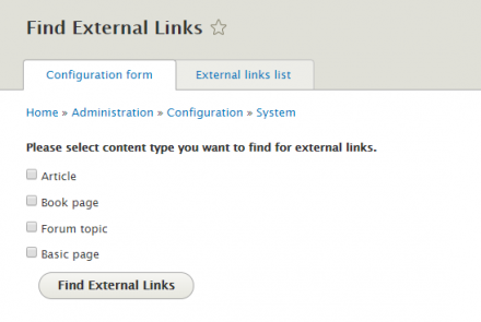 Find External links