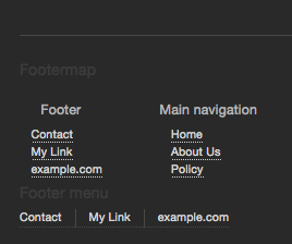 footermap: a footer site map | Drupal.org