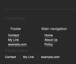 Footermap vs Core Menu block in Drupal 8