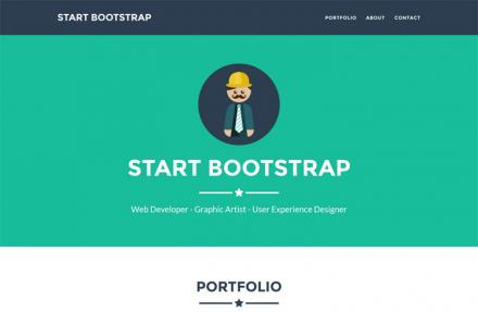 One Page Bootstrap Freelancer